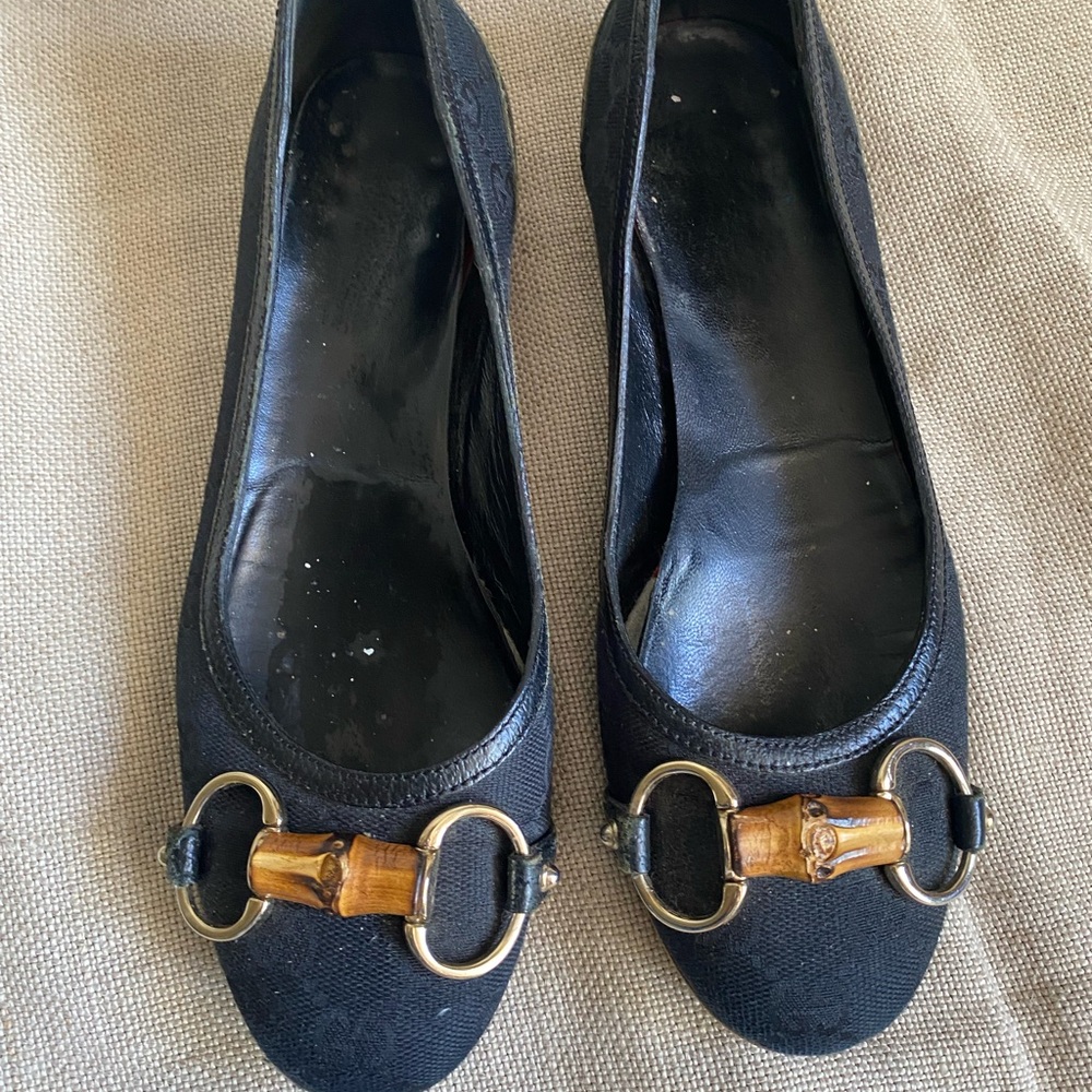 Gucci Ballet Flats with Bamboo Detail